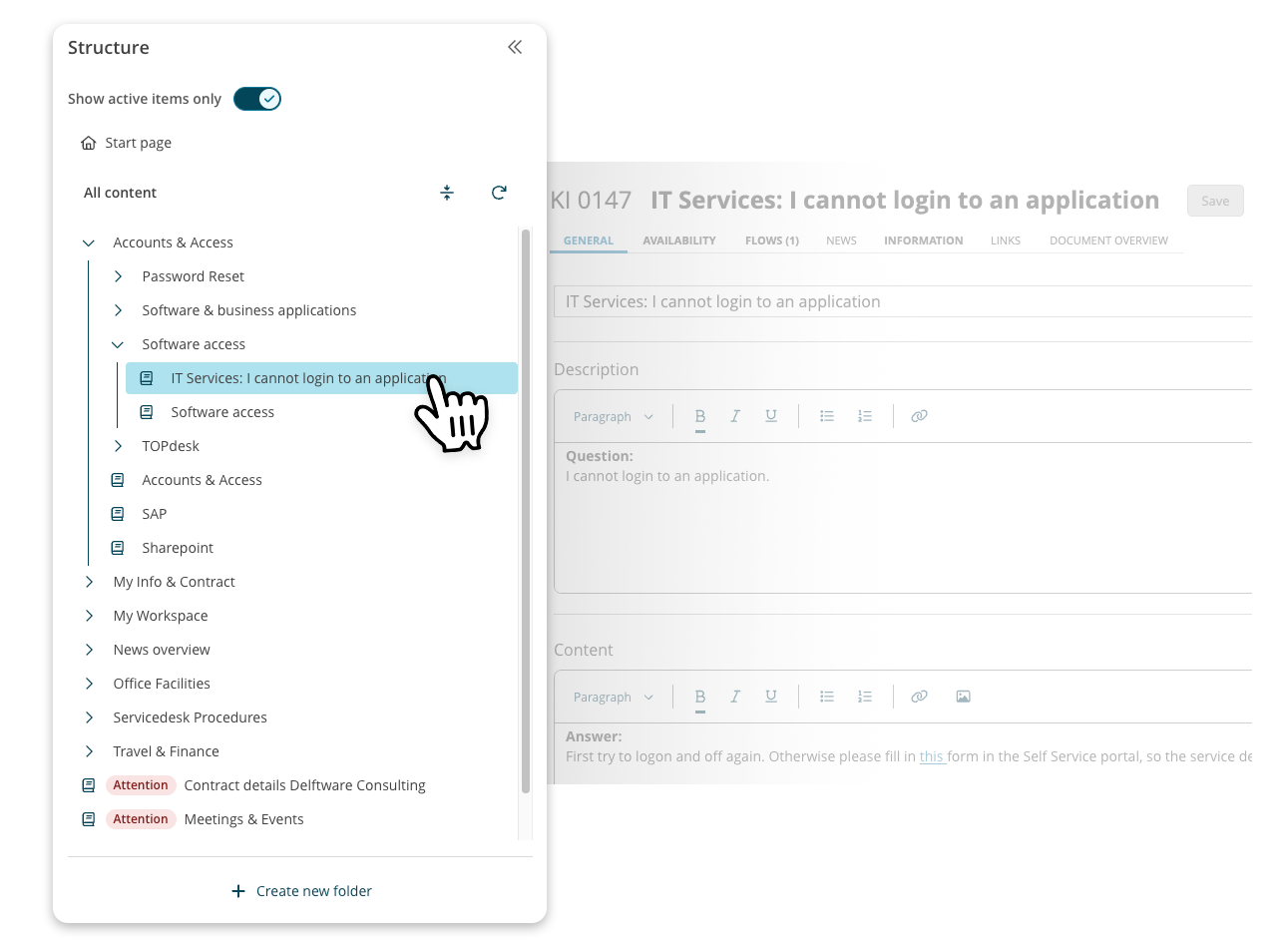 new knowledge base explorer