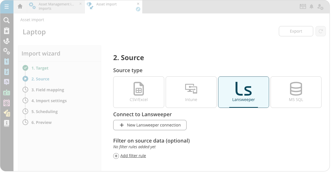 lansweeper in topdesk